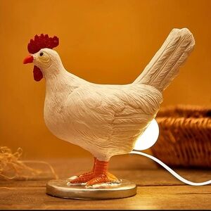 Guess what! Chicken butt lamp!